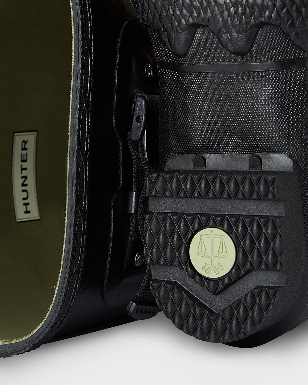 Botas De Altas Hunter Hombre Negras Norris Field 358410-WTQ